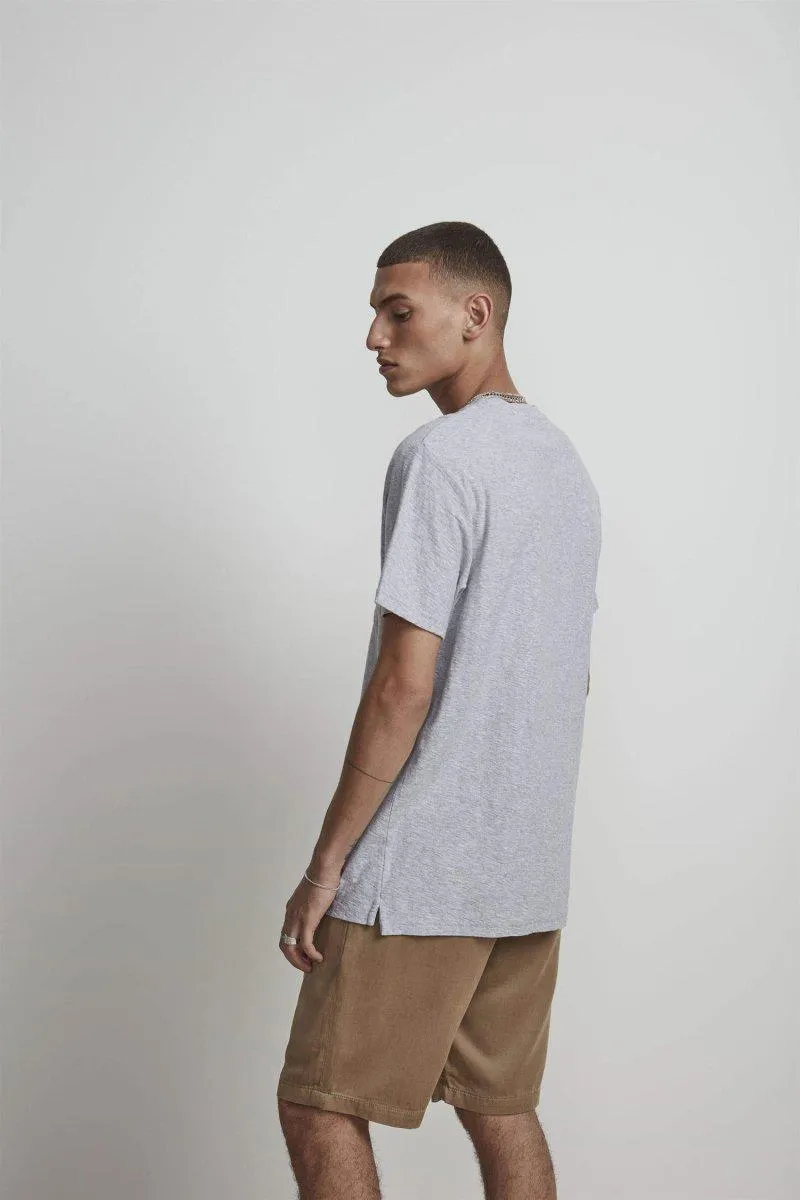 Aspen Tee 3420 - Light Grey Melange