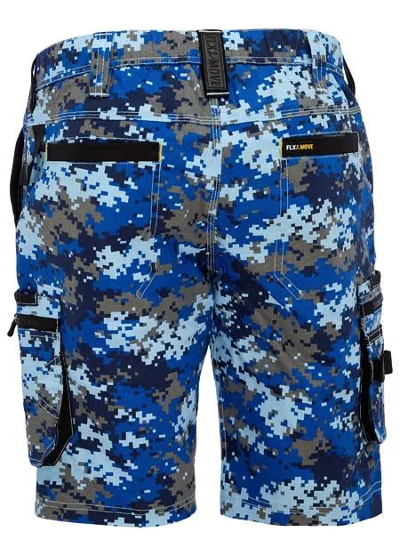 Bisley Flx & Move™ Stretch Canvas Camo Cargo Short - Limited Edition (BSHC1337)