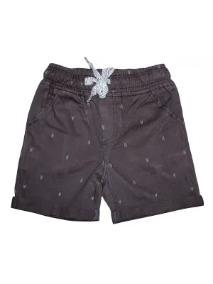 Boys Basic Woven Printed Rollup Shorts