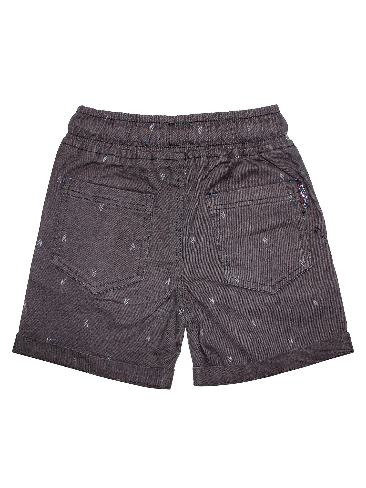 Boys Basic Woven Printed Rollup Shorts