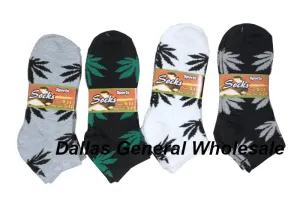 Casual Low Cut Marijuana Ankle Socks Wholesale