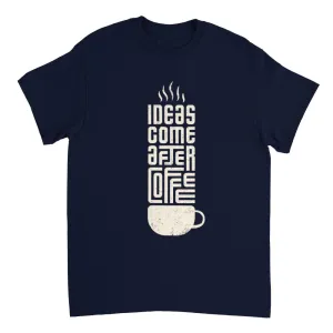 Coffee Love- Heavyweight Unisex Crewneck T-shirt