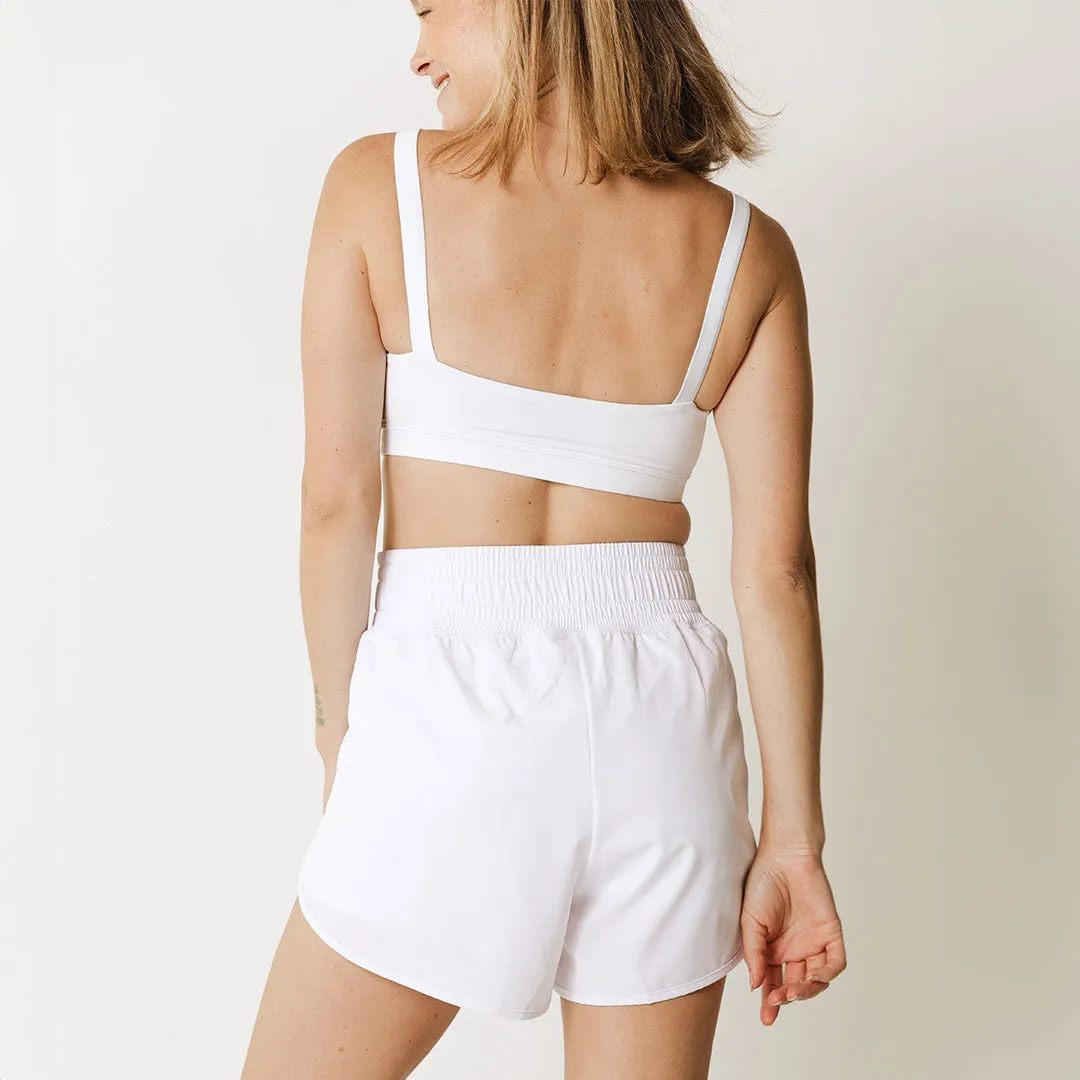 Crossover Shorts, White