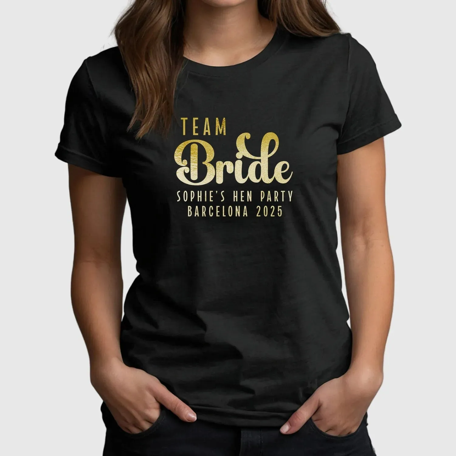 Customisable Hen Party T-Shirts | Team Bride