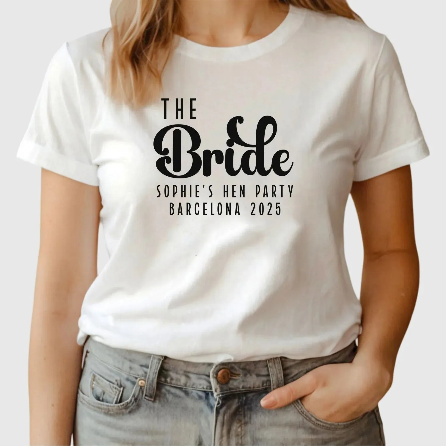 Customisable Hen Party T-Shirts | Team Bride