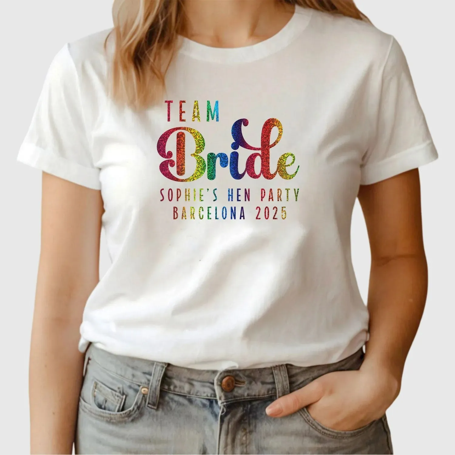 Customisable Hen Party T-Shirts | Team Bride