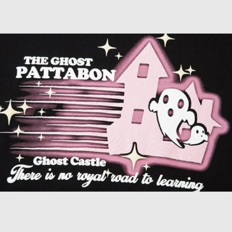 Cute Ghost Print Tees