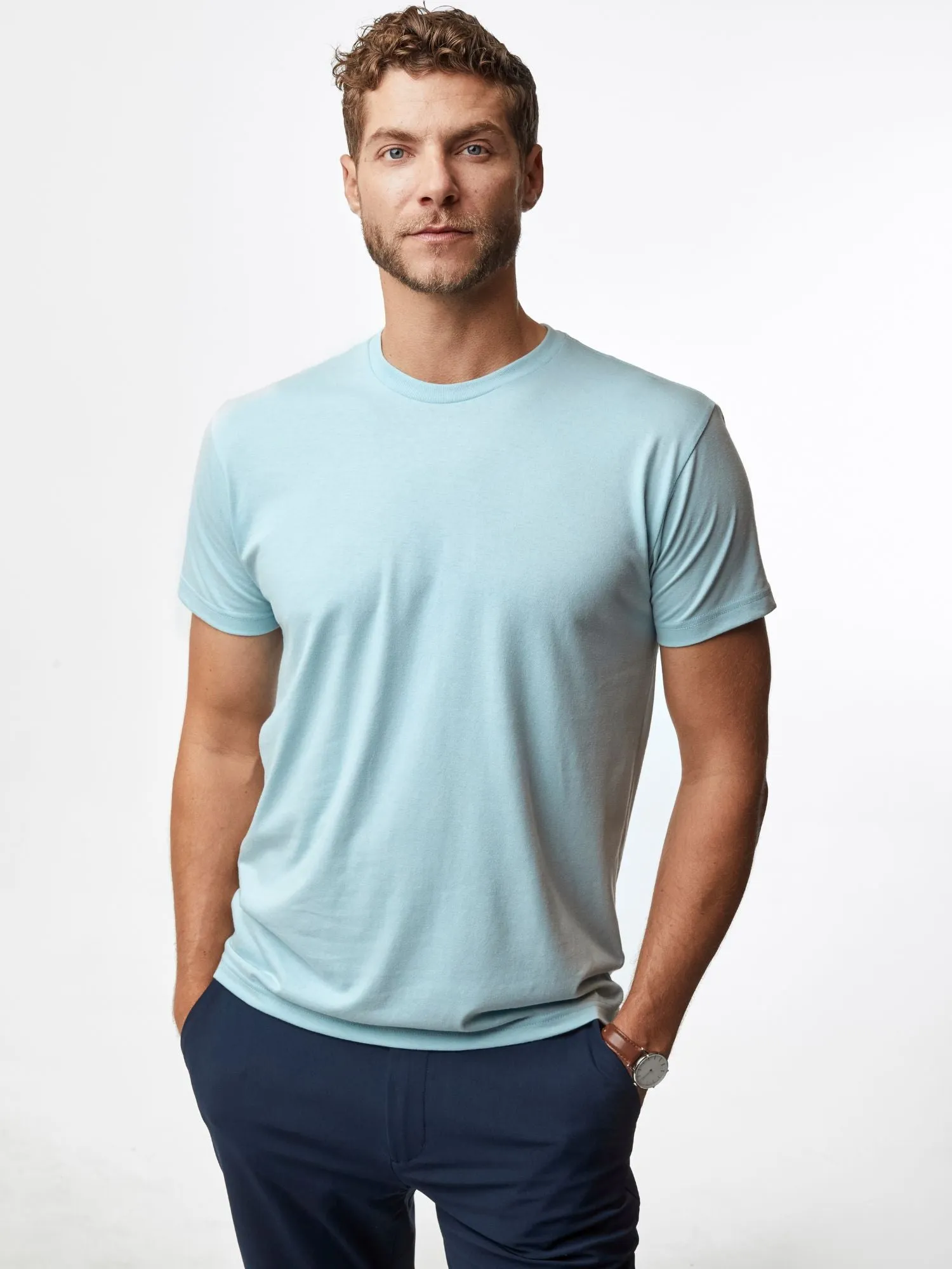 Dusk Blue Crew Neck FINAL SALE