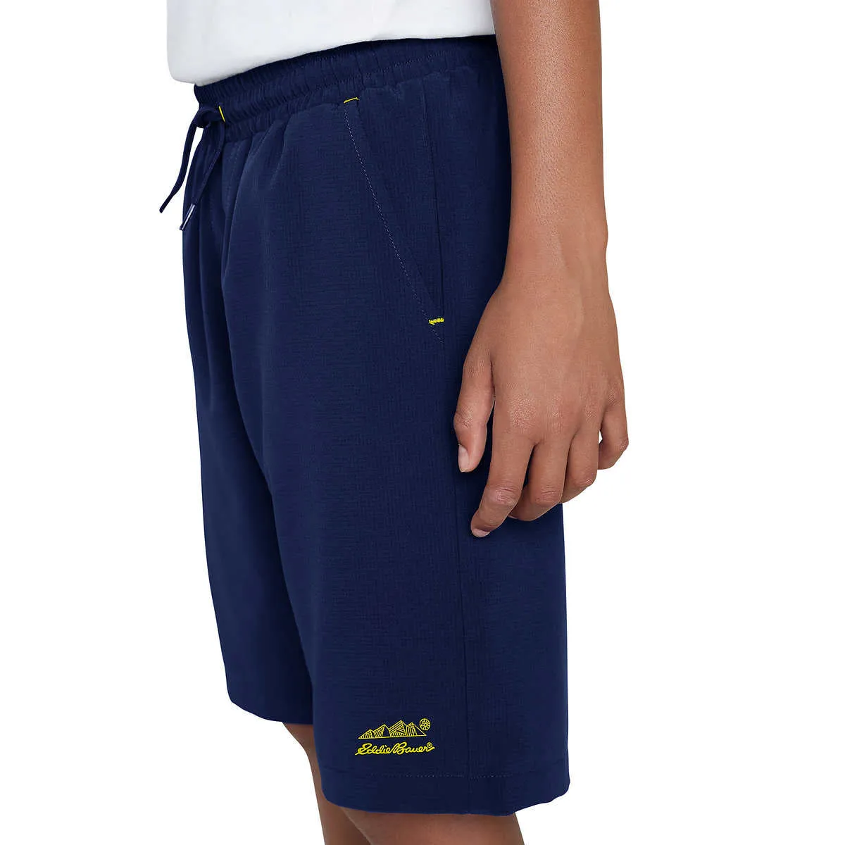 Eddie Bauer Big Boy's 2-pack Youth Hybrid Quick Dry Mesh Lined Casual Active Shorts