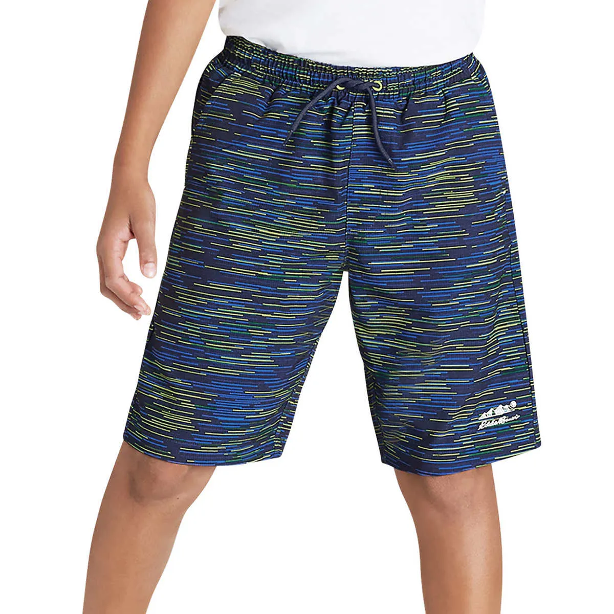 Eddie Bauer Big Boy's 2-pack Youth Hybrid Quick Dry Mesh Lined Casual Active Shorts