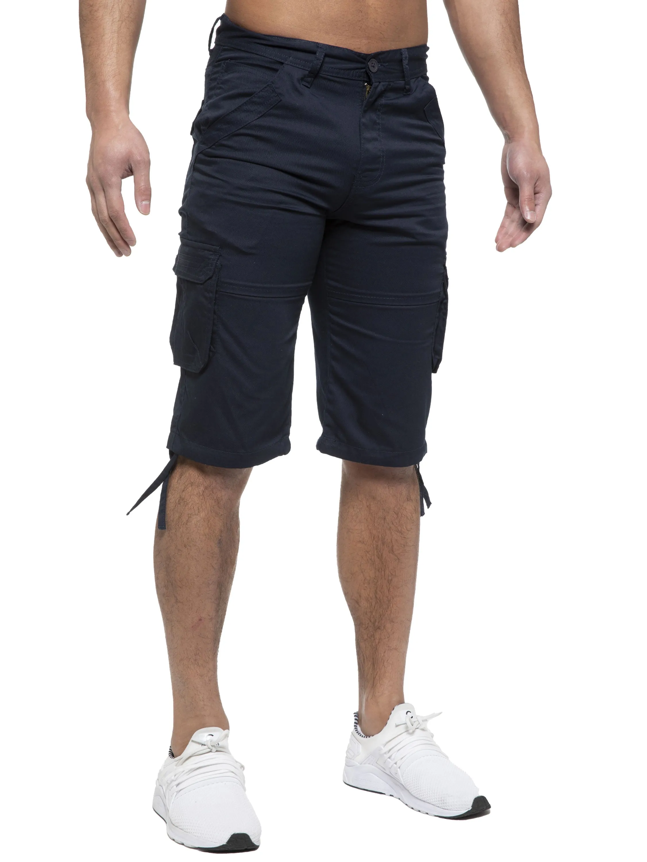 Enzo | Mens Cargo Combat Shorts