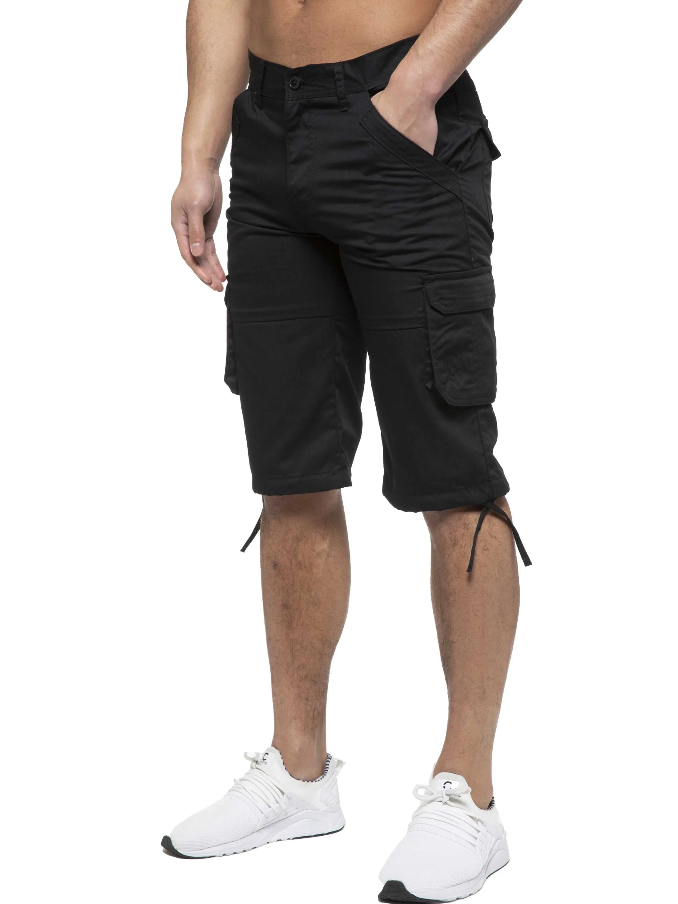 Enzo | Mens Cargo Combat Shorts