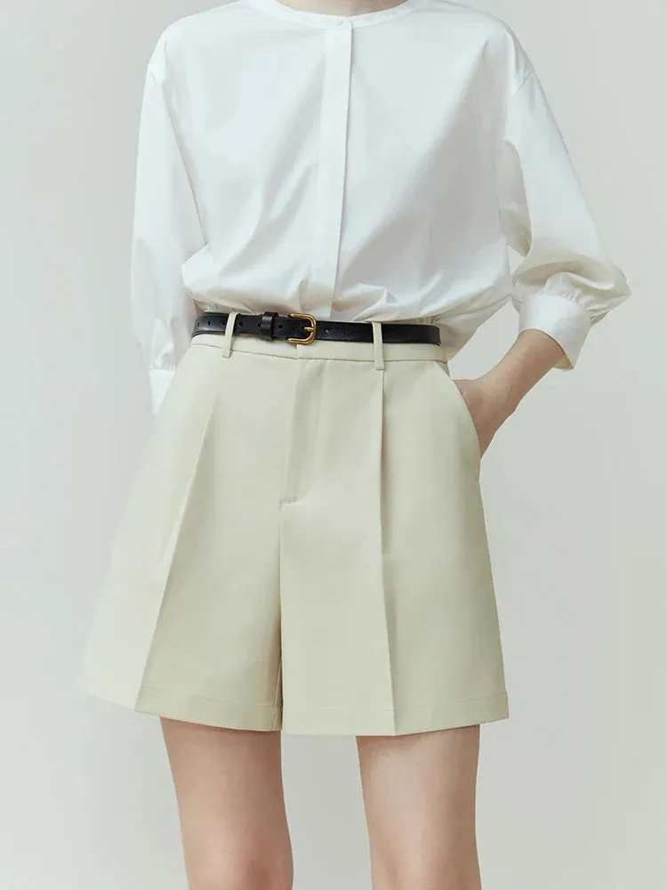 Fashion High Waist Women's Office Casual Shorts