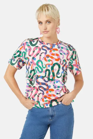 Flower Snake Tee