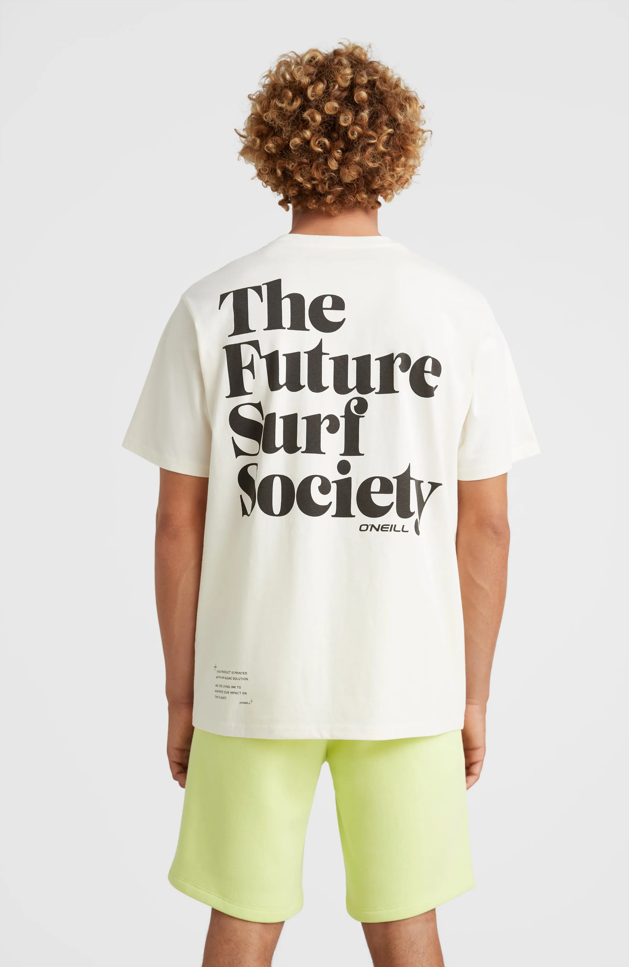 Future Surf Back T-Shirt | Snow White