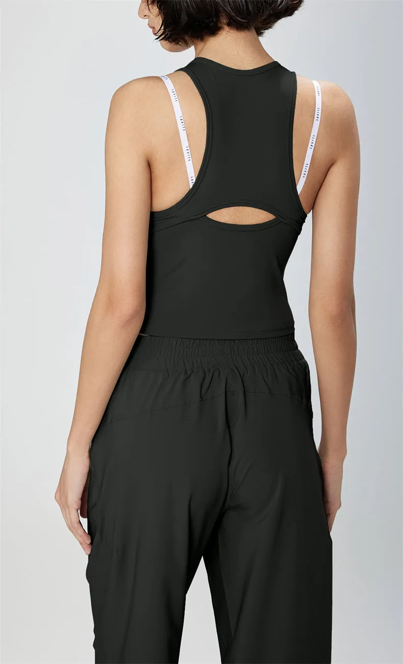 Gia Open Back Tank Top