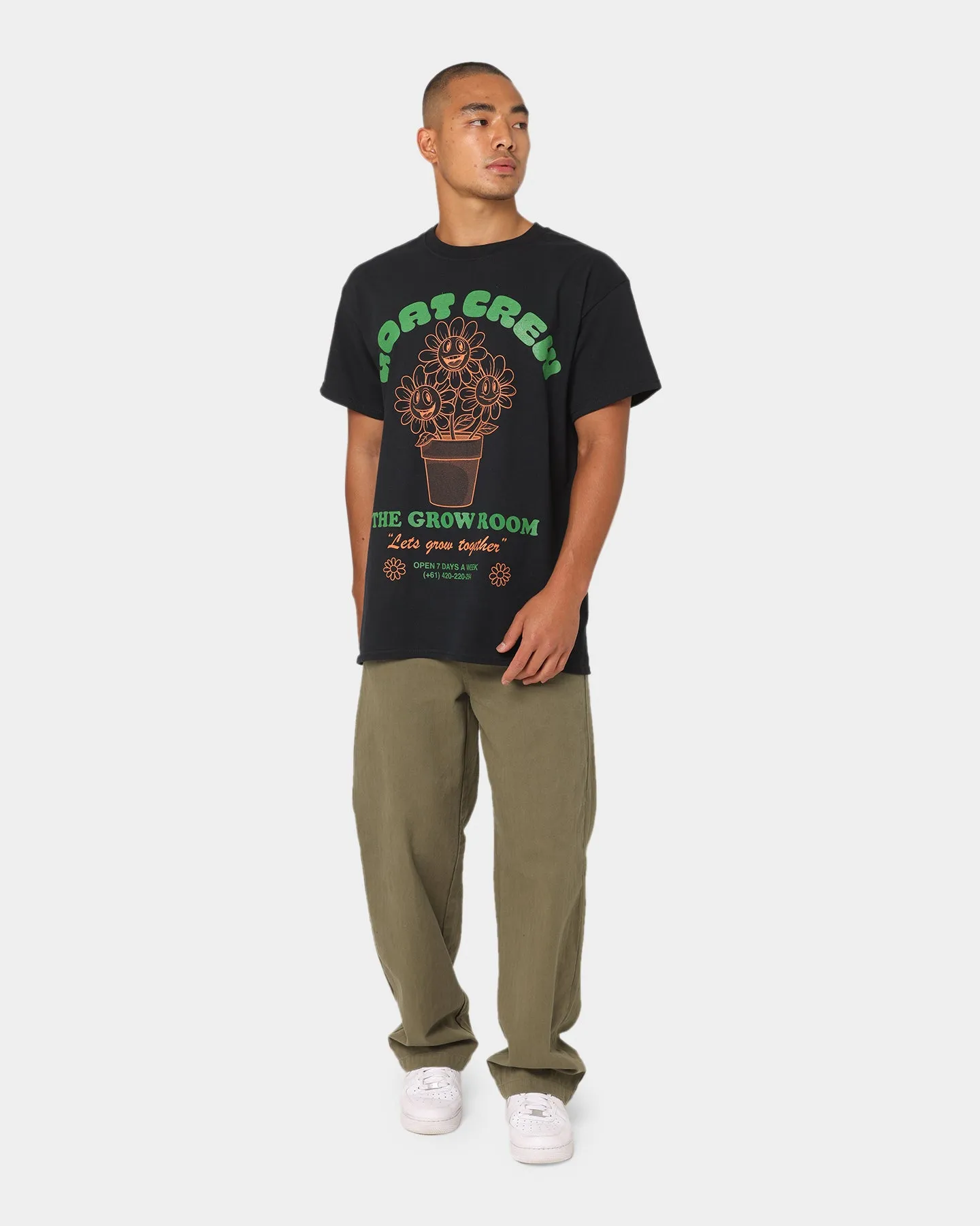 Goat Crew Grow Room T-Shirt Black