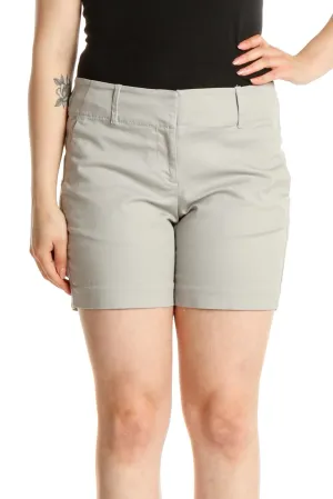 Gray Casual Shorts