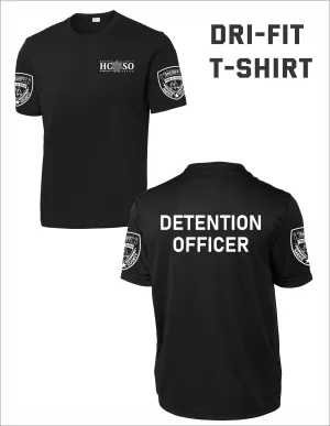 HCSO Dri-Fit T Shirt - DETENTION OFFICER