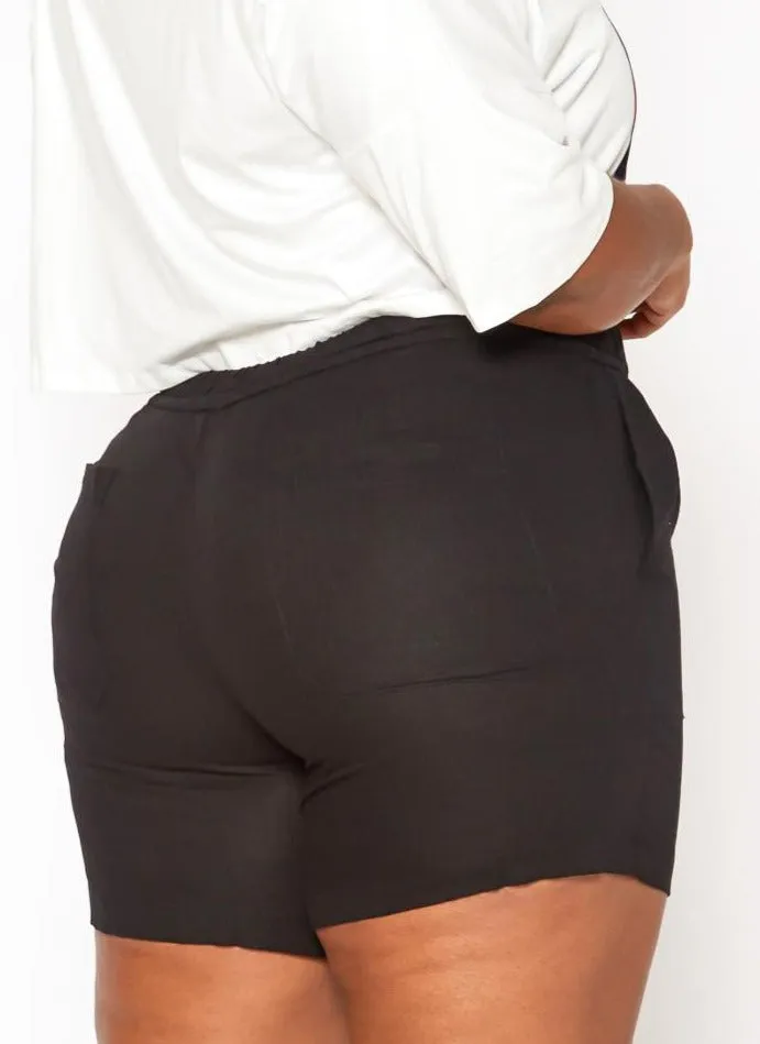 Hi Curvy Plus Size Casual Bermuda Shorts