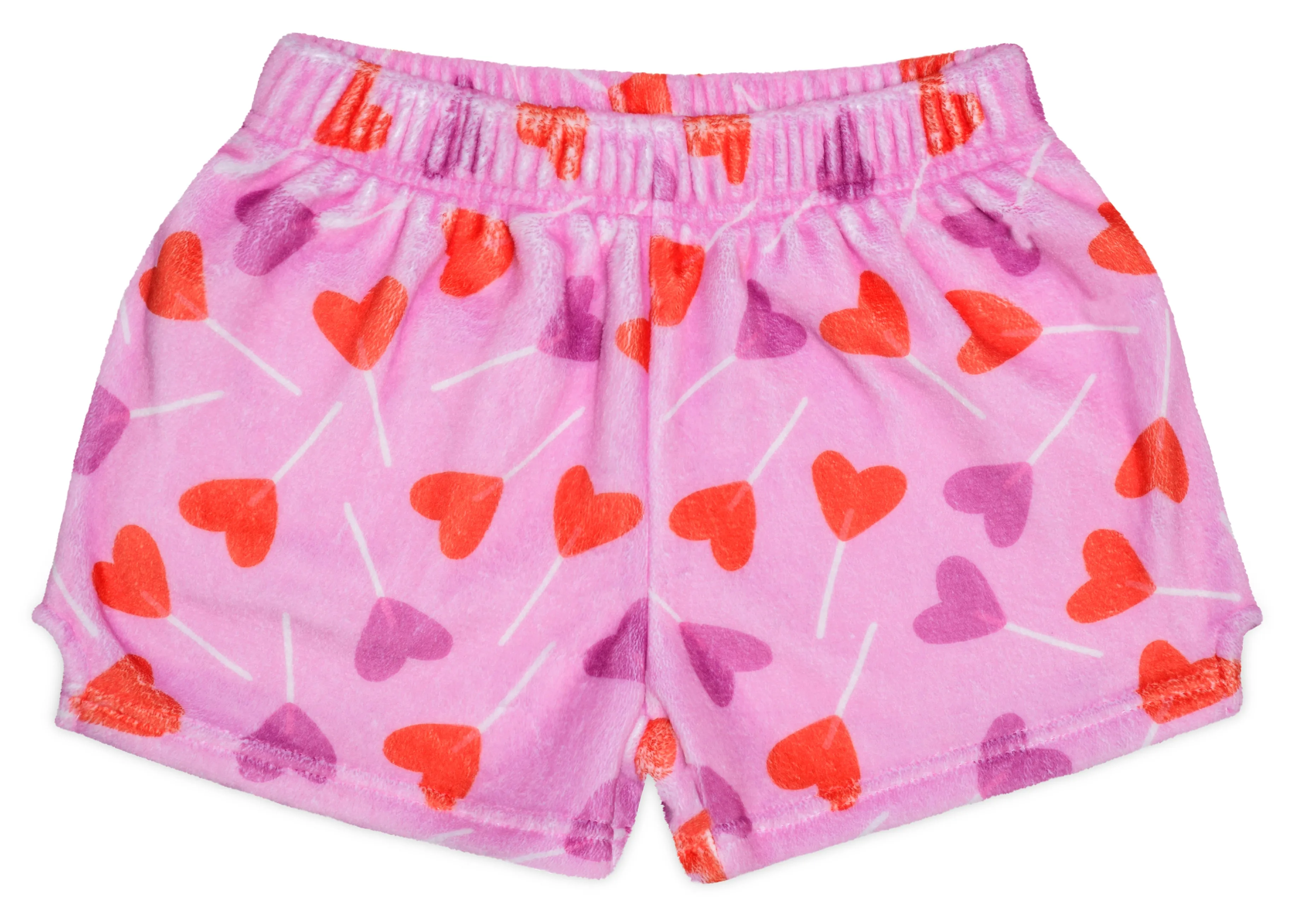 Iscream Heart Lollipops Plush Shorts