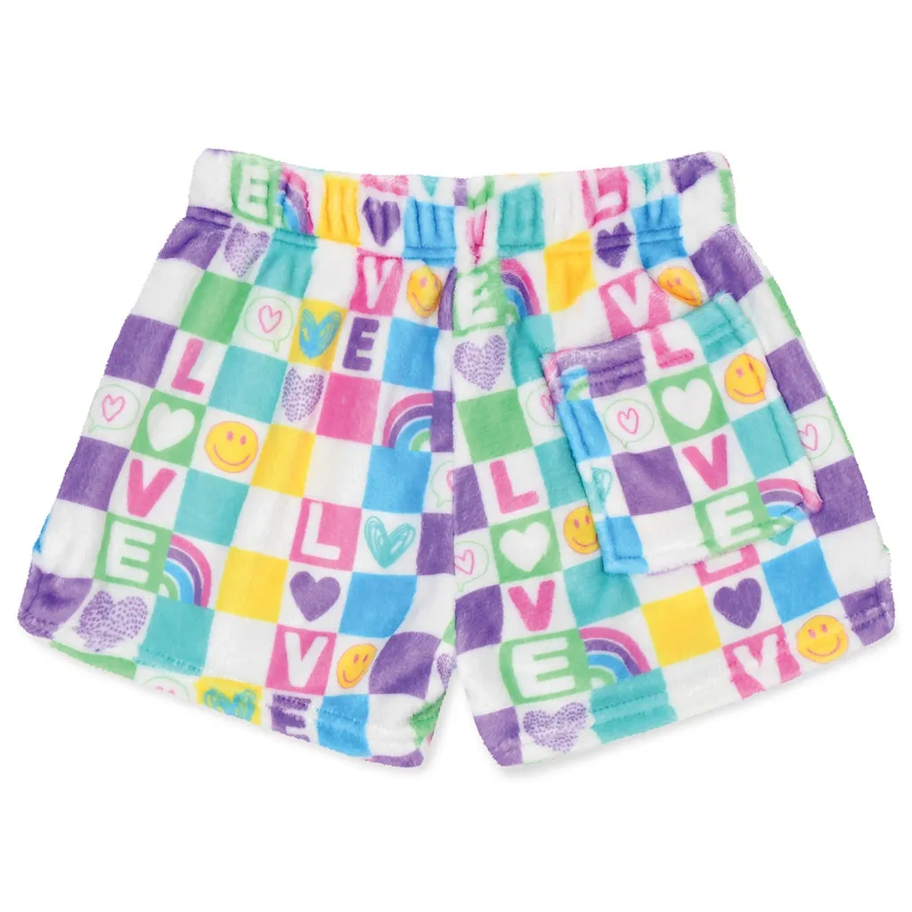 Iscream Talk About Love Plush Shorts