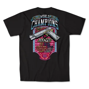 JJFU Cisco 1911 Single Stack World Champions Tee - Black