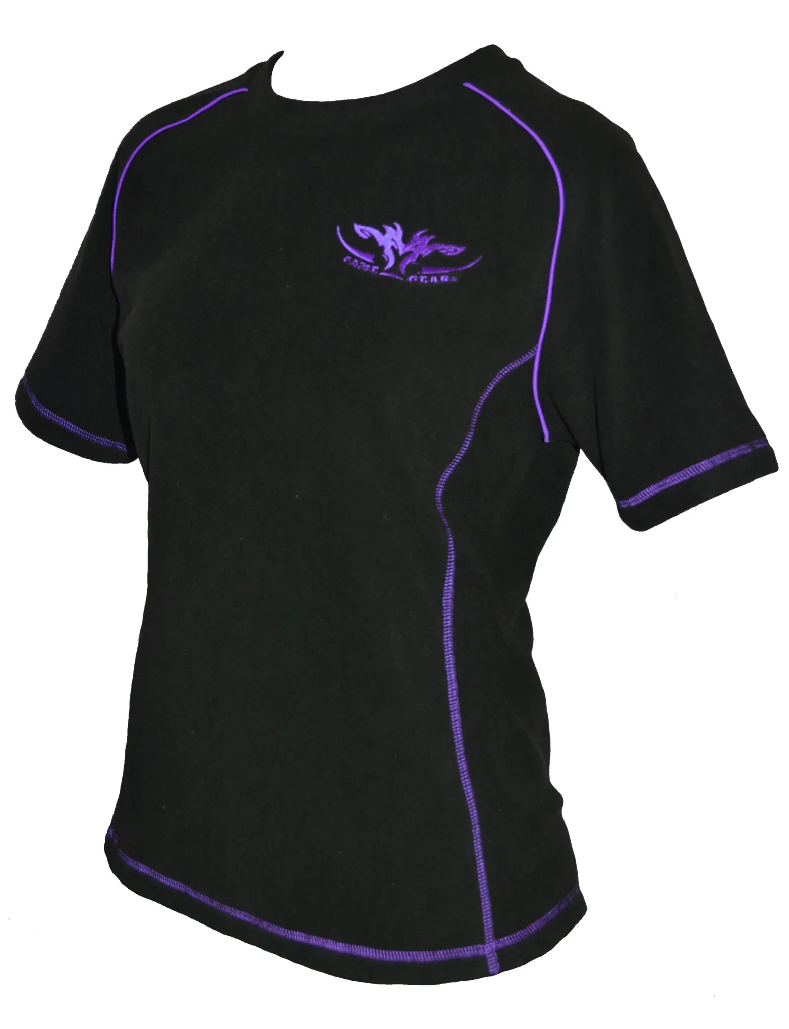 Ladies Fleece Tee Purple