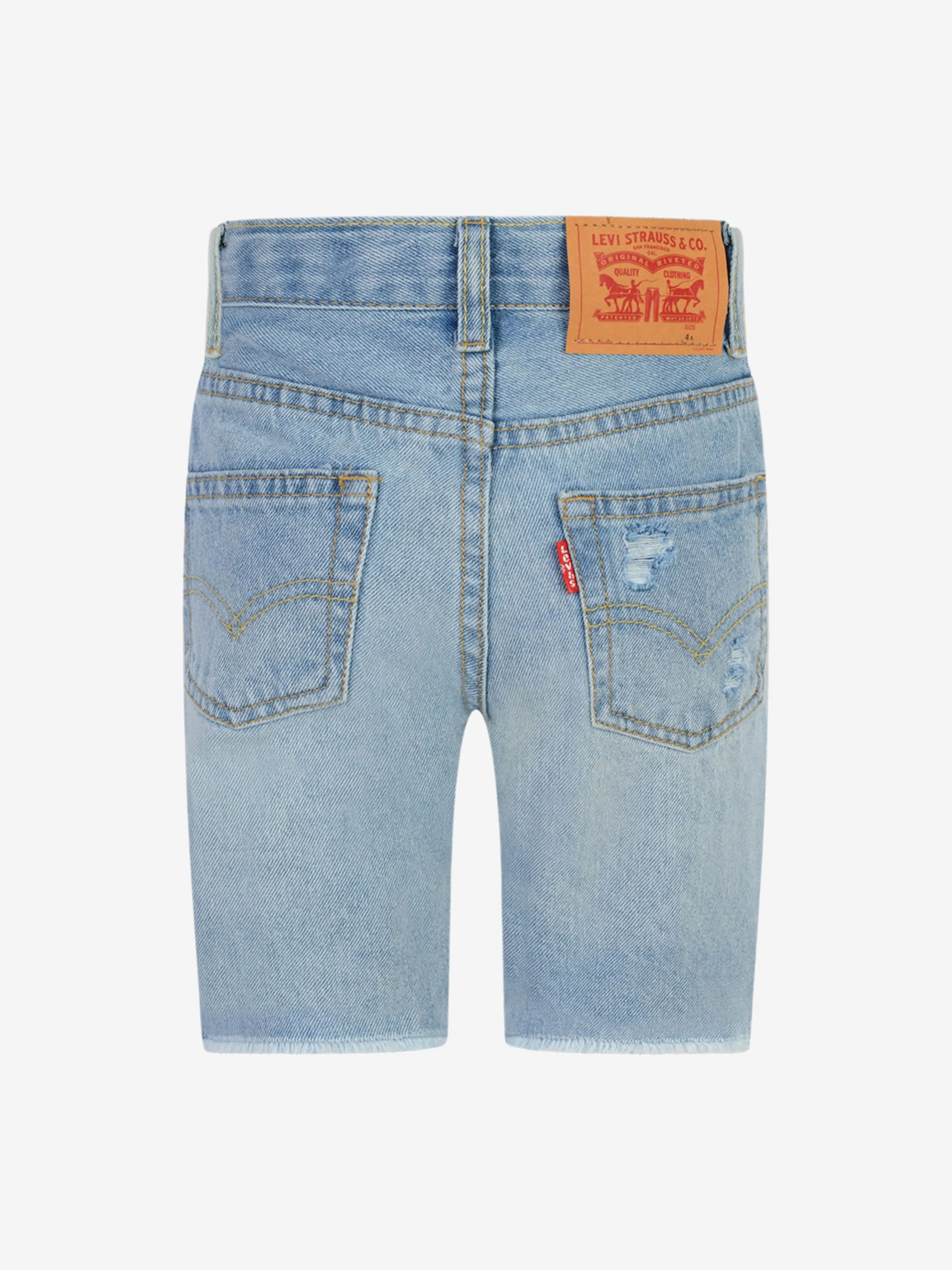 Levi's Wear Boys Shorts - Distressed Denim Shorts