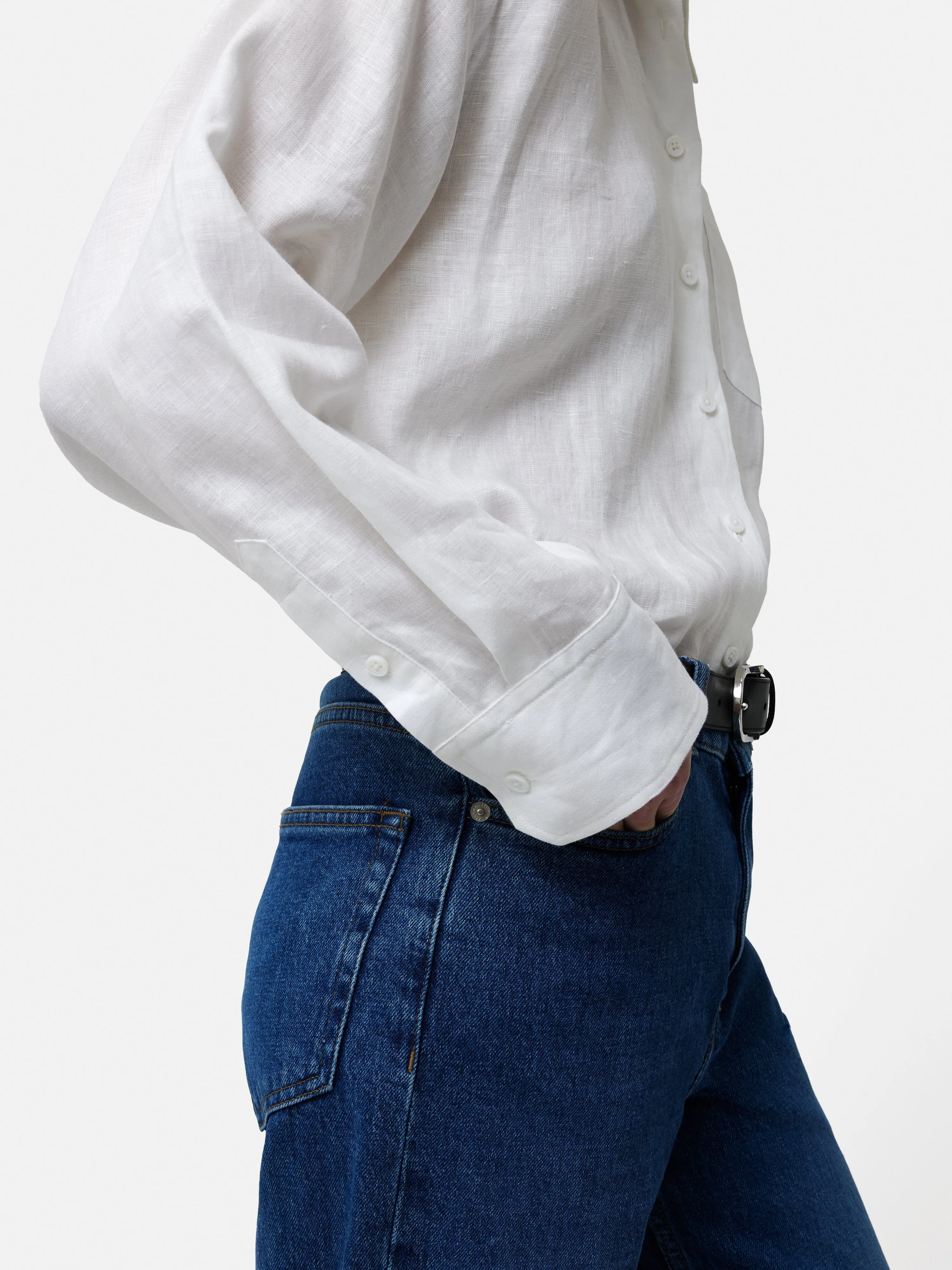 Linen Relaxed Shirt | White