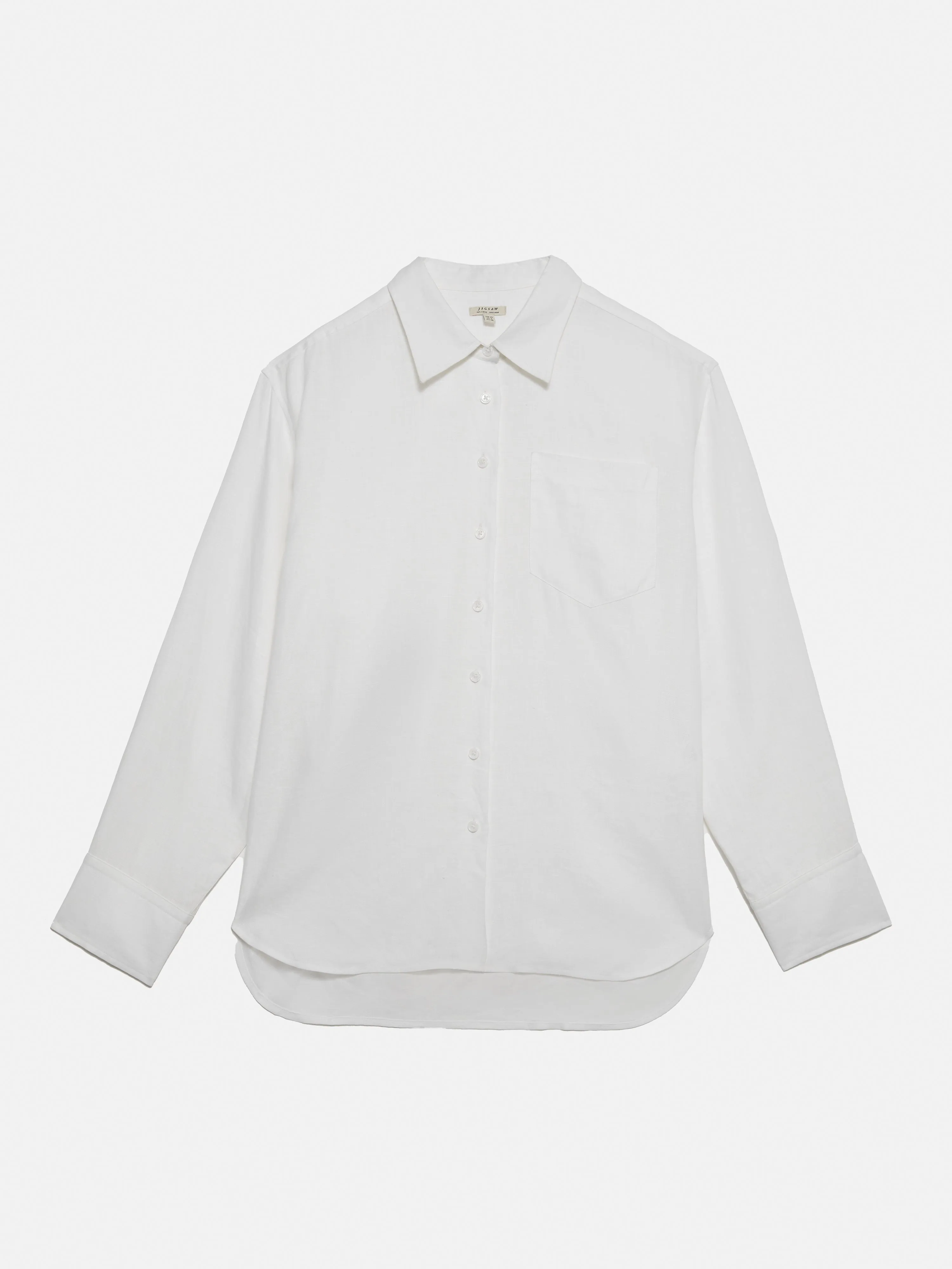 Linen Relaxed Shirt | White