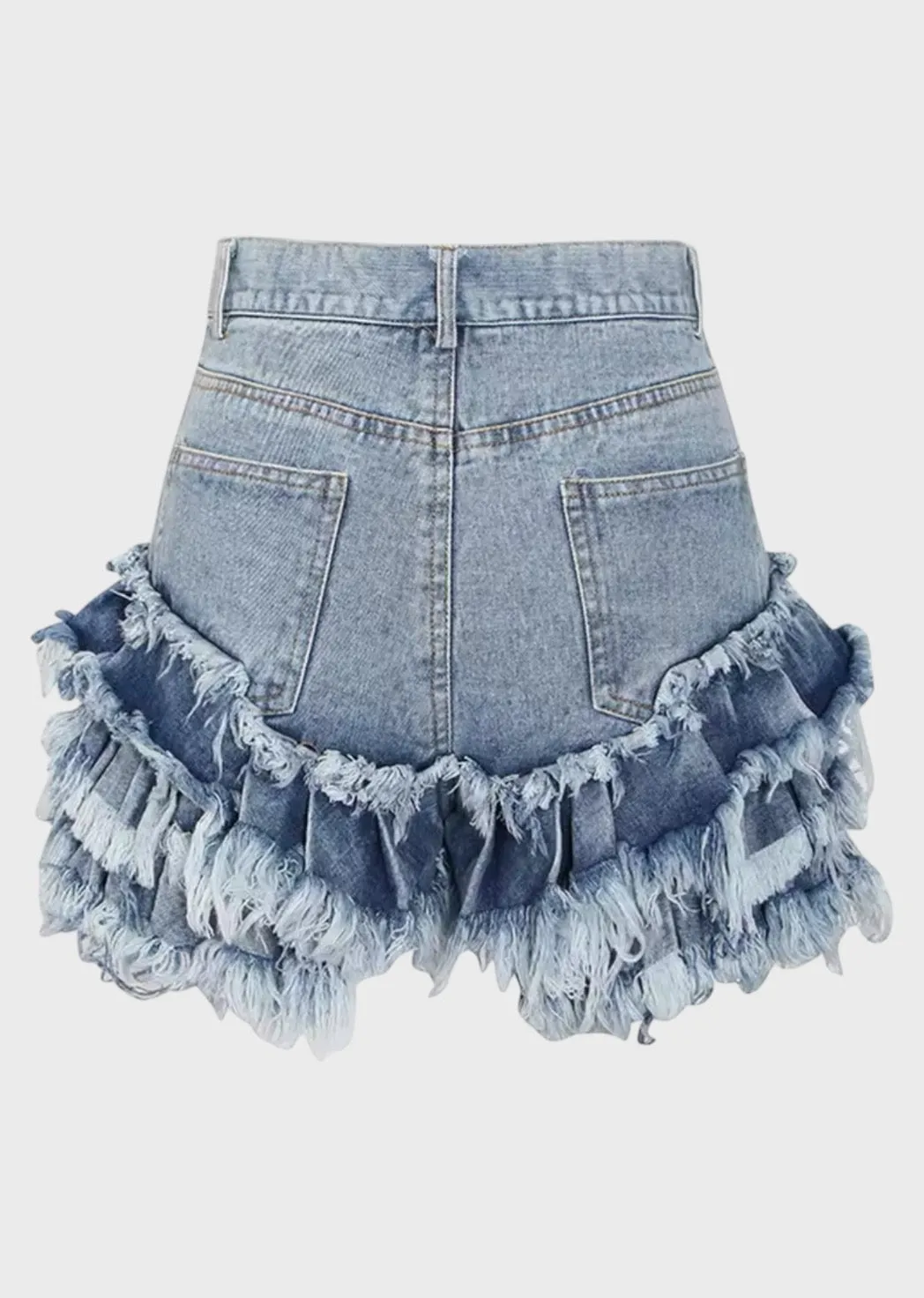 Mabel Ruffled Decor Shorts