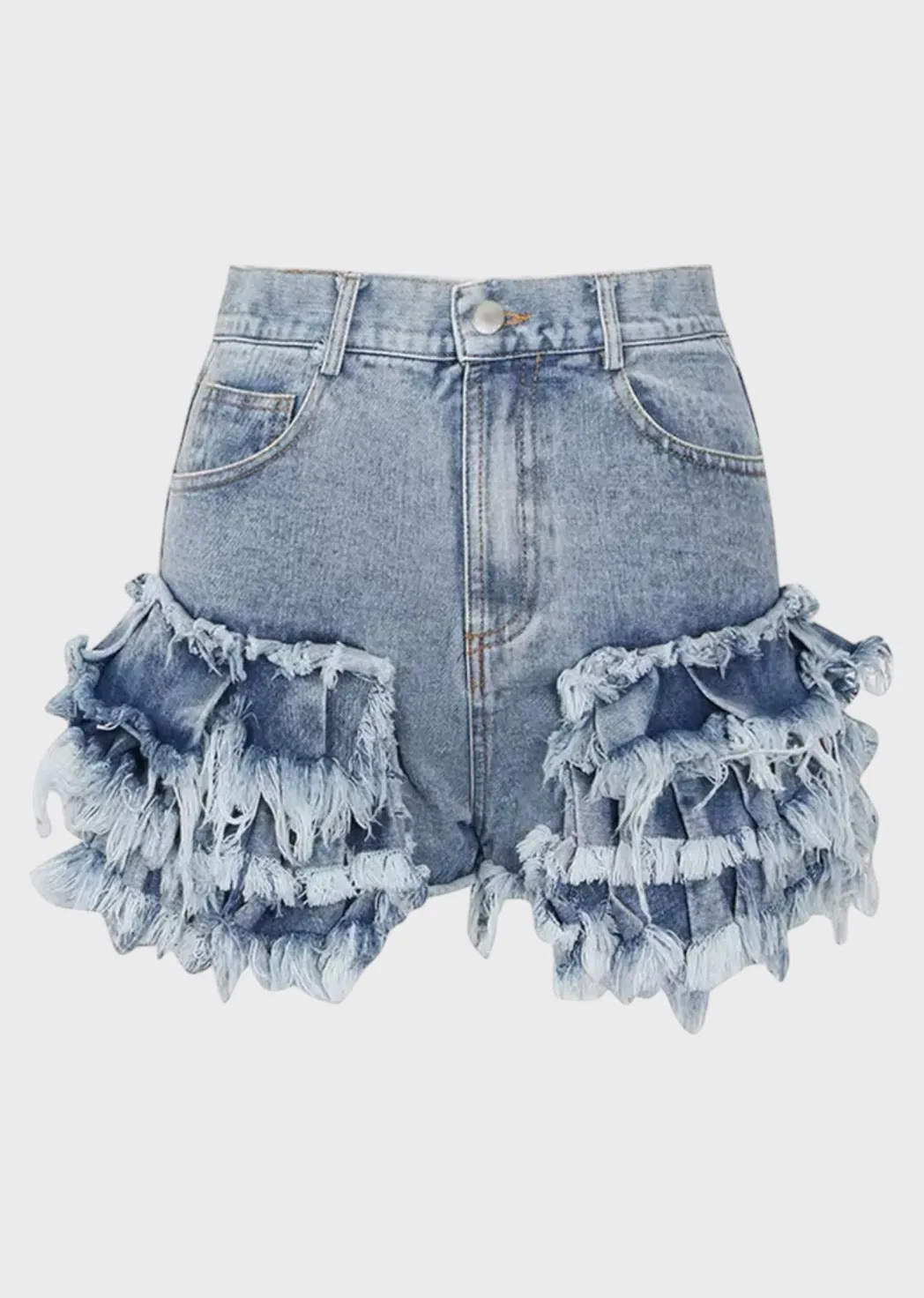 Mabel Ruffled Decor Shorts