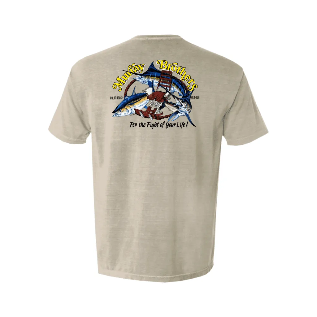 MBR Front Pocket '3-Fish' Tee