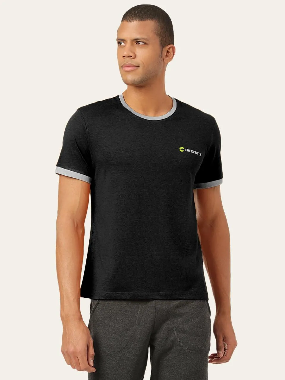 Men's Organic Bamboo Casual Tees - Crew Neck - (Pack of 1)