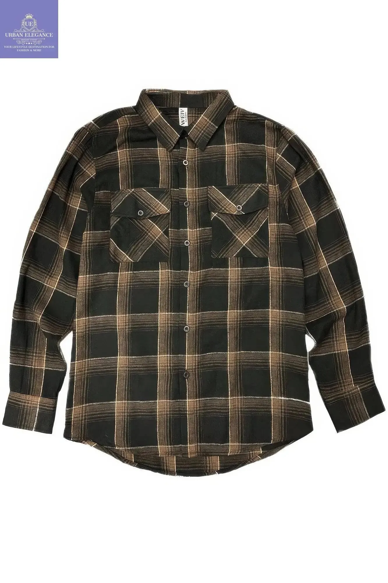 Men's Plaid Flannel Shirt for Comfort & Style