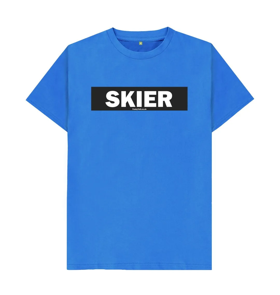 Men's Skier Censor Bar Organic Tee