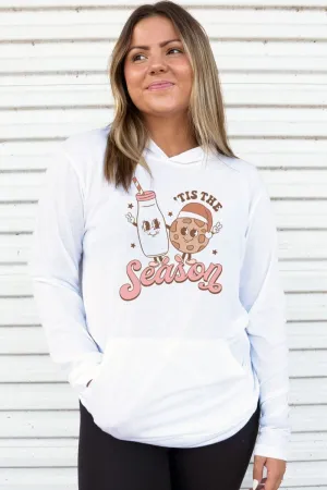 Milk And Cookie Season Adult Soft-Tek Blend Long Sleeve Hoodie