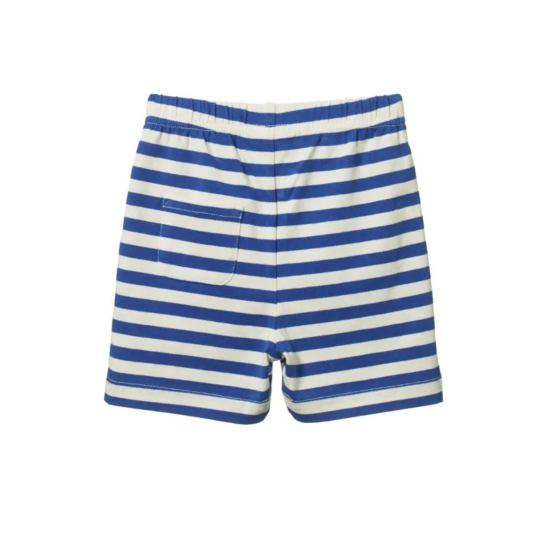 Nature Baby Jimmy Shorts - Isle Blue Sea Stripe