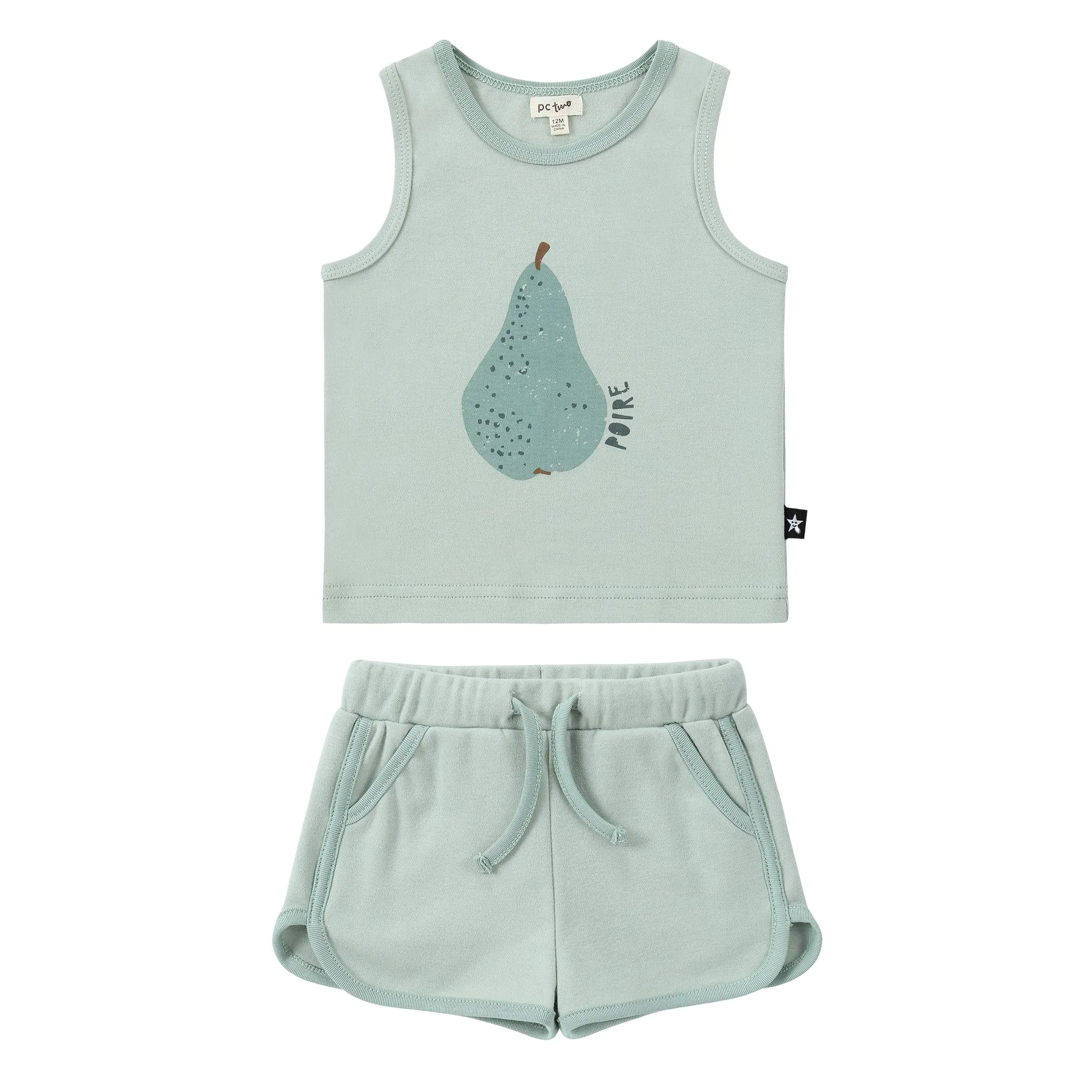 Pear Print Tank Set