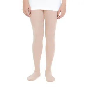 Plain Knitted Tights For Girls In Skin Color