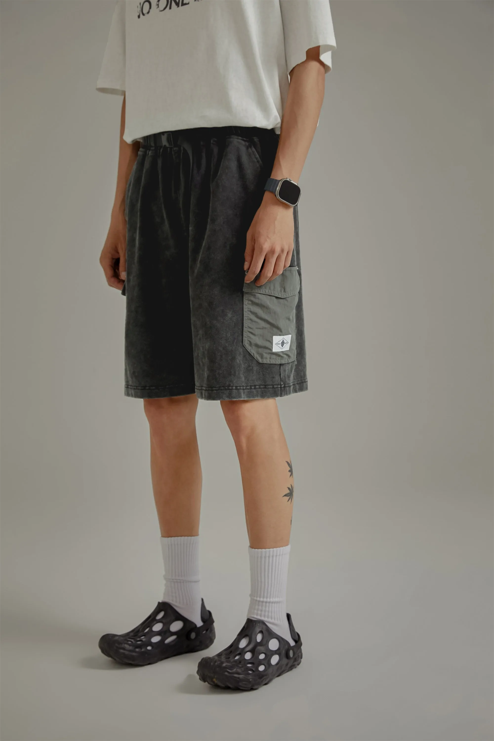 Pocket Wide Casual Shorts