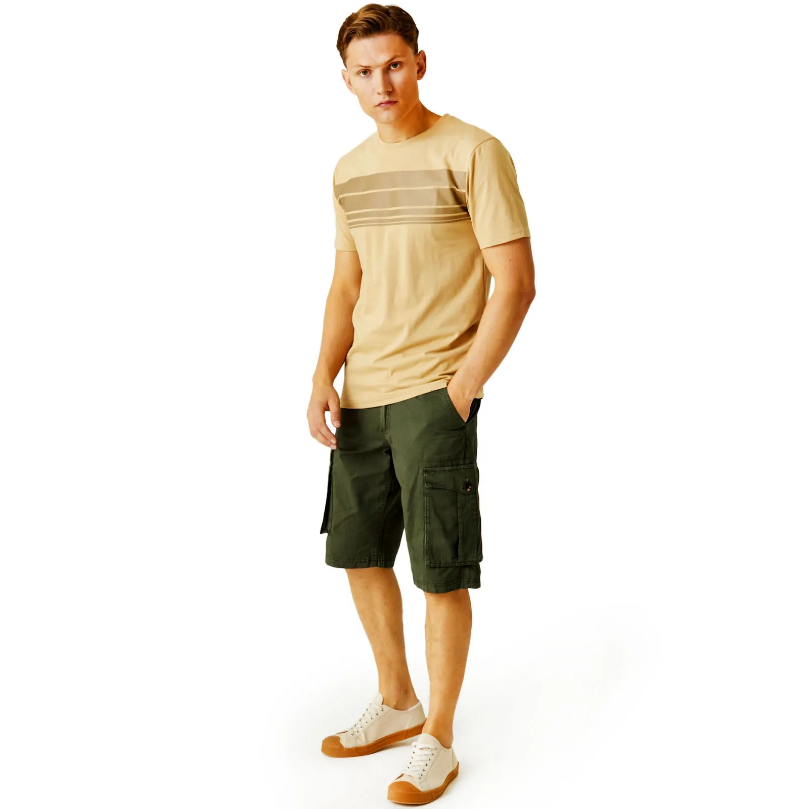 Regatta Mens Shorebay Vintage Walking Cargo Shorts