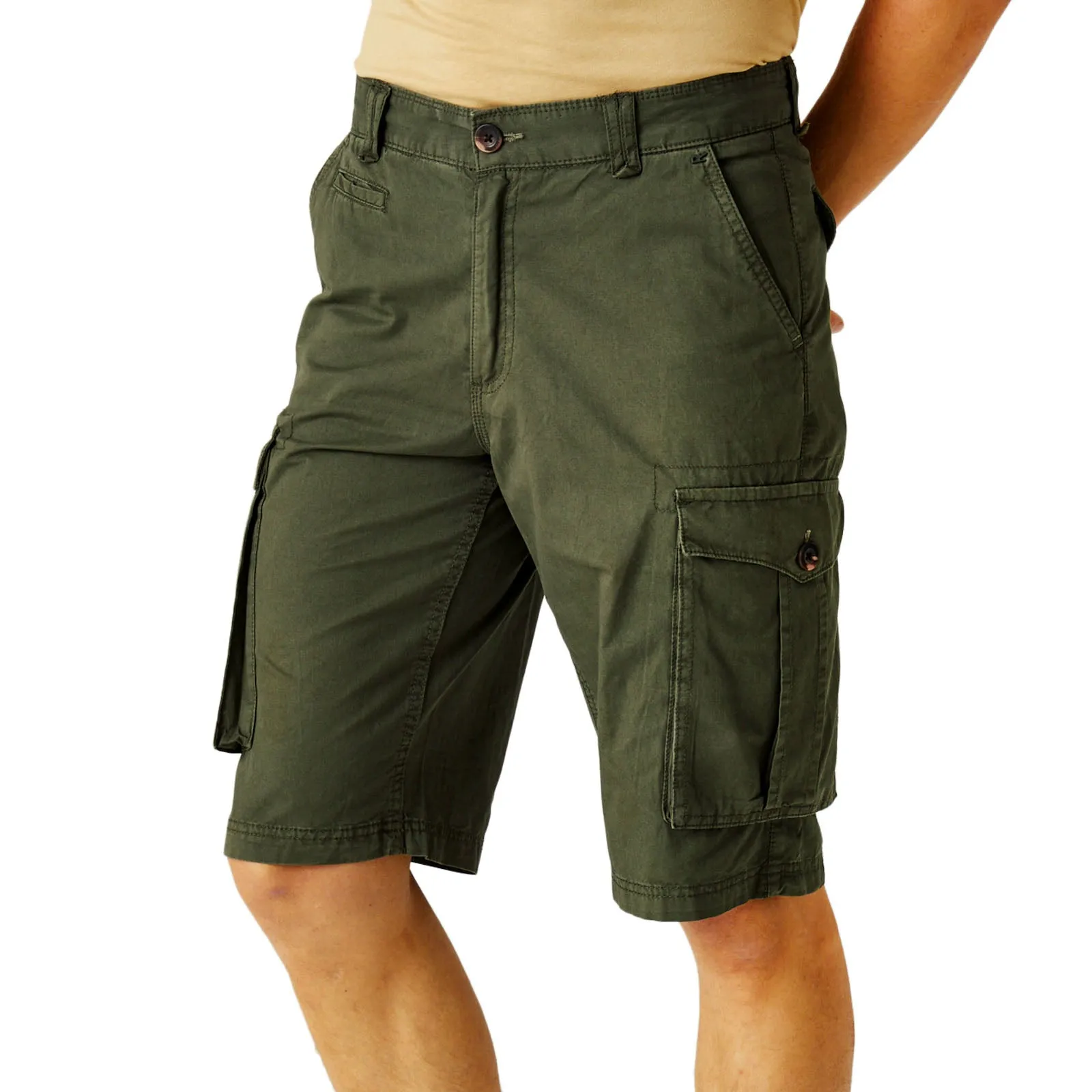 Regatta Mens Shorebay Vintage Walking Cargo Shorts