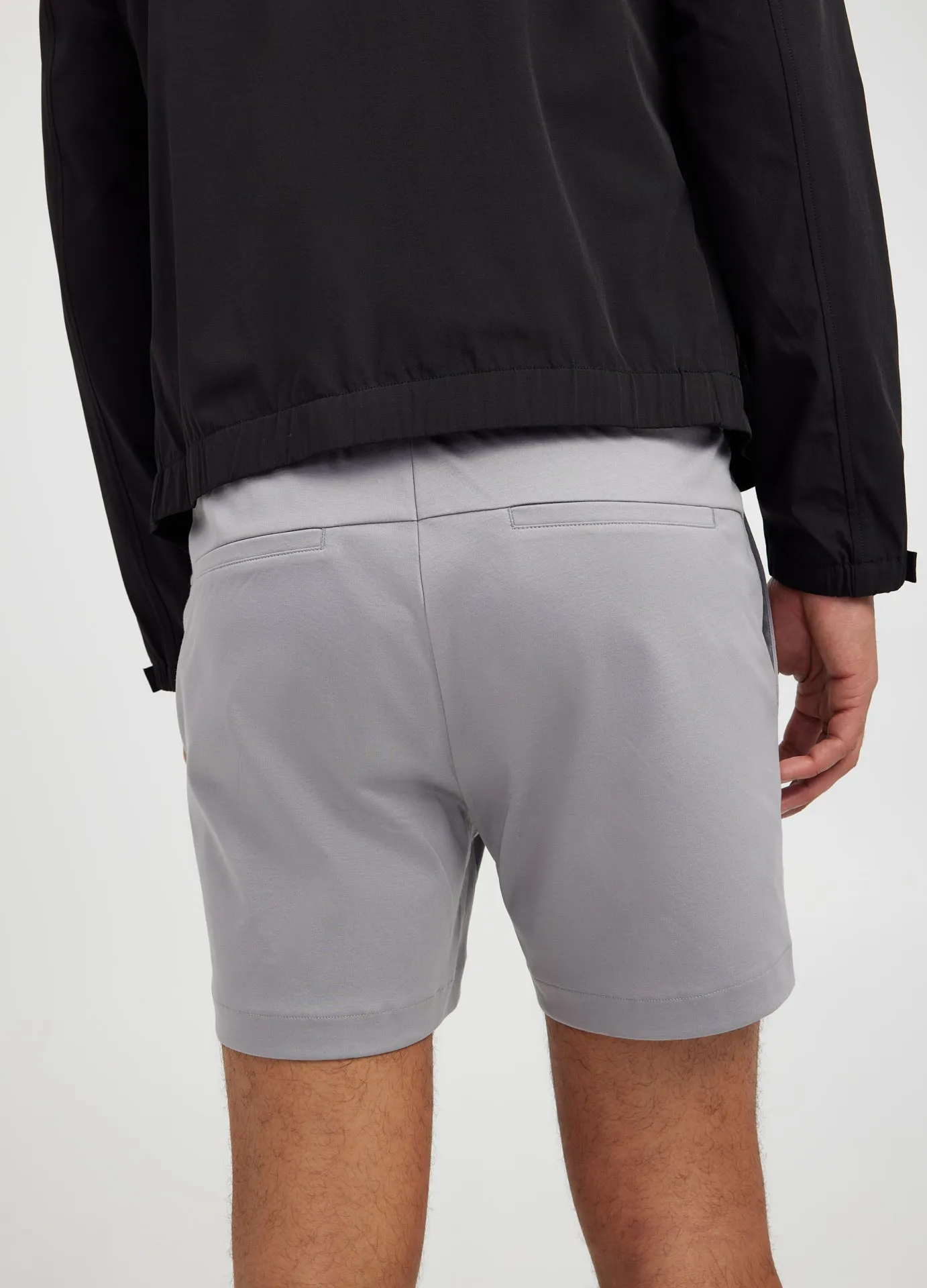 Relaxed Fit Knit Shorts Grey