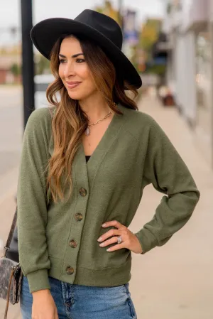 So Soft Relaxed Button Cardigan