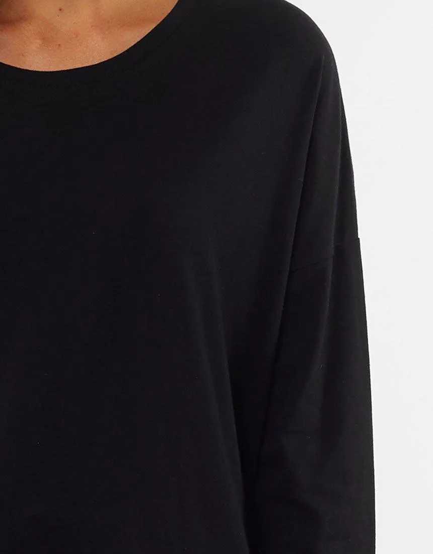 Society Long Sleeve Tee - Black