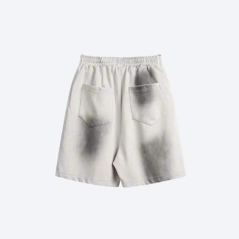 Spray-Effect Sport Shorts