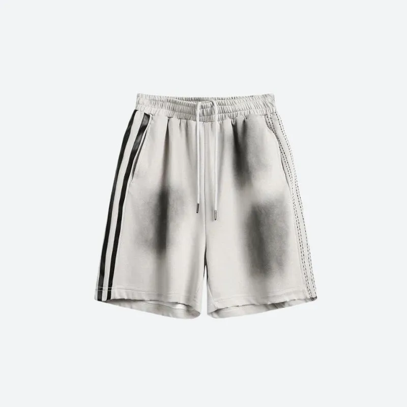 Spray-Effect Sport Shorts