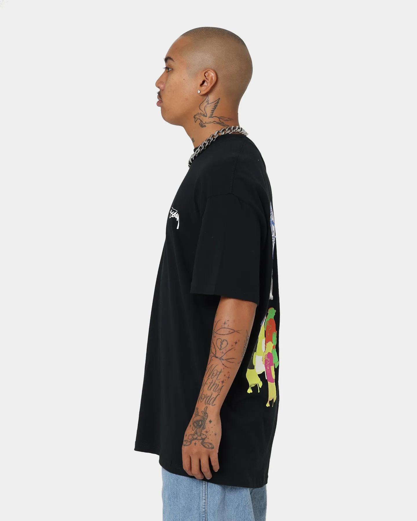 Stussy Funky Tribe T-Shirt Black